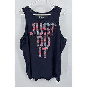 NIKE Mens JUST DO IT Tank Top Muscle Tank Black XL